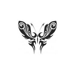 Tribal Butterfly Art 50 Free DXF File