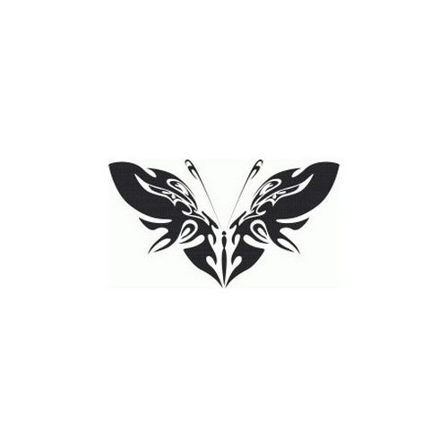 Tribal Butterfly Art 42 Free DXF File