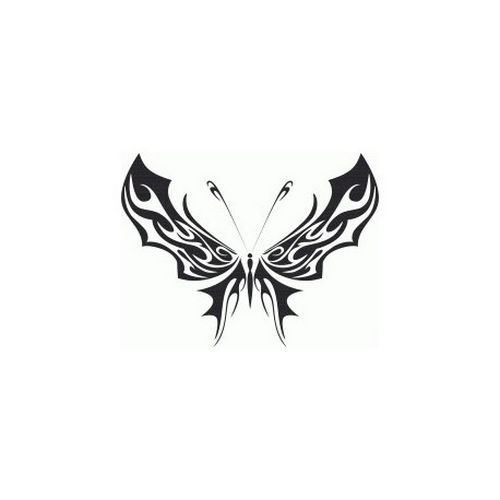 Tribal Butterfly Art 35 Free DXF File