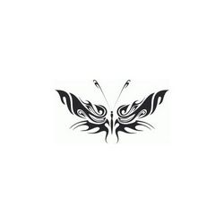 Tribal Butterfly Art 34 Free DXF File