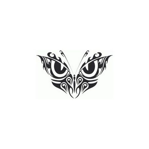 Tribal Butterfly Art 33 Free DXF File