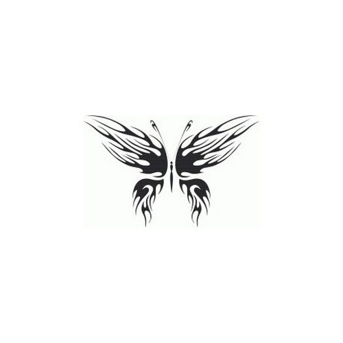 Tribal Butterfly Art 27 Free DXF File