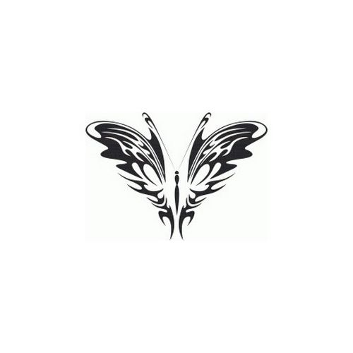 Tribal Butterfly Art 26 Free DXF File