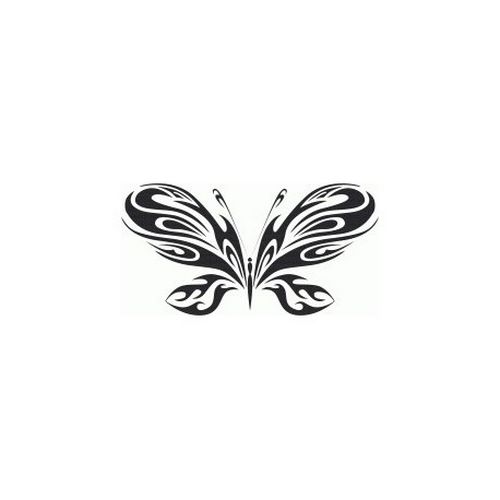 Tribal Butterfly Art 20 Free DXF File