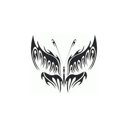 Tribal Butterfly Art 16 Free DXF File