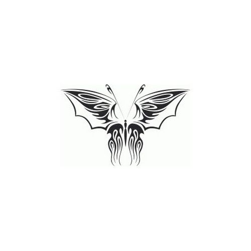 Tribal Butterfly Art 12 Free DXF File