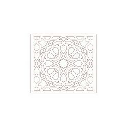 Arabic Art Design Pattern Free DXF File