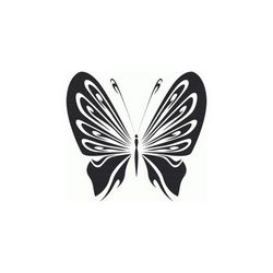Doodle Butterfly Free DXF File