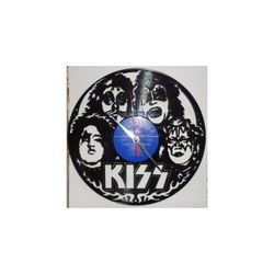 Vinyl Record Wall Clock Kiss Free DXF File