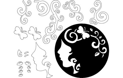 Art Decoration Free DXF File