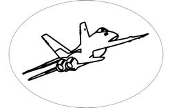 F 18 Aircraft Free DXF File