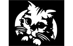 Kitty Cat Free DXF File
