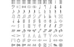 Music Symbols Free DXF File