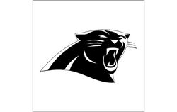 Panther Head Silhouette Free DXF File