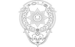 Polis Logo Free DXF File