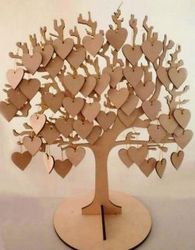 Wish Tree For Laser Cut Cnc Free DXF File