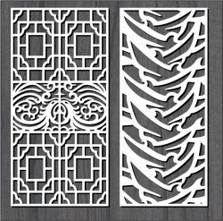 Eastern Design Features For Laser Cut Cnc Free DXF File