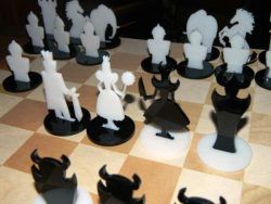 Chess For Laser Cut Free DXF File