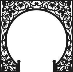 Unique Pattern For The Partition Of The Altar For Laser Cut Cnc Free DXF File