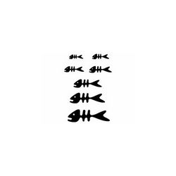Fish Full Silhouette Free DXF File