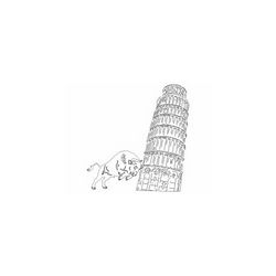 Pissa Tower Free DXF File