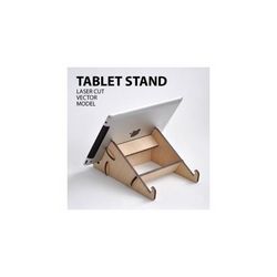 Tablet Stand Laser Cutter Project Plan Free DXF File