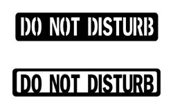 Do Not Disturb Sign Free DXF File