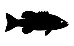Fish Silhouette Black Free DXF File