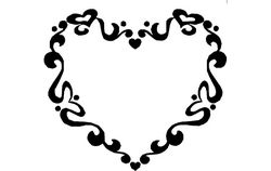 Heart Frame Sign Free DXF File