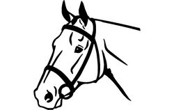 Horse Face Free DXF File
