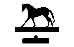 Horse With Plate Free DXF File