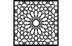 Pattern Square Art Free DXF File
