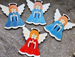 Angel For Laser Cut Free DXF File