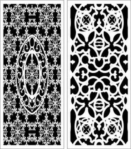 Design Pattern Panel Screen k55 For Laser Cut Cnc Free DXF File