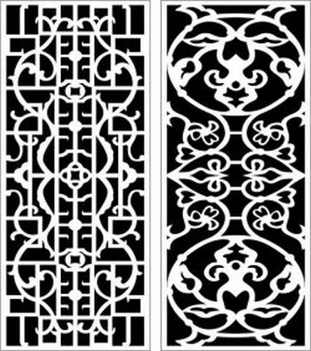 Design Pattern Panel Screen k108 For Laser Cut Cnc Free DXF File