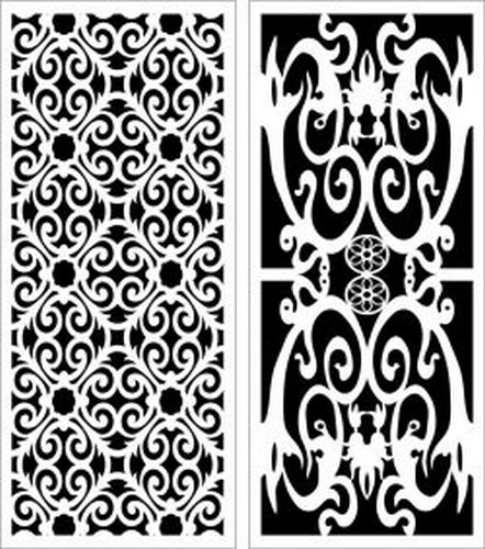 Design Pattern Panel Screen k115 For Laser Cut Cnc Free DXF File