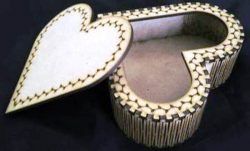 Wooden Heart Box with Cover For Laser Cut Cnc Free DXF File