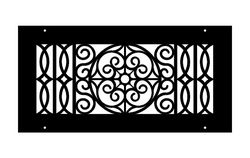 Laser Cut Classic Wrought Iron Pattern Free DXF File