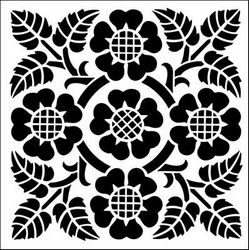 Laser Cut Cnc For Floral Pattern Free DXF File