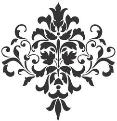 Laser Cut Grill Floral Pattern Free DXF File