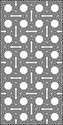 Laser Cut Pattern Grille Design Free DXF File