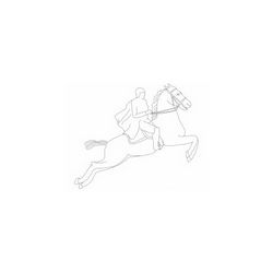 Horse Cavalo Corrida Free DXF File