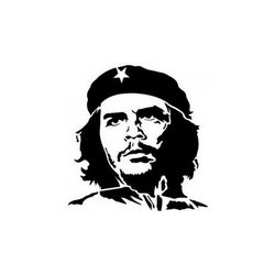 Che Guevara Silhouette Free DXF File