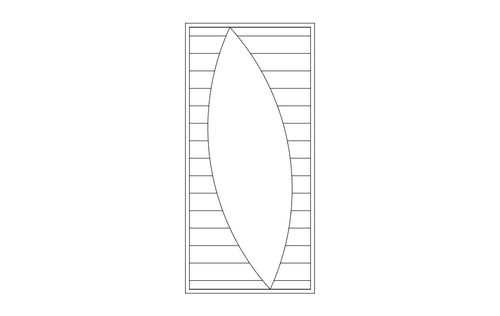 Door Design 477 Free DXF File