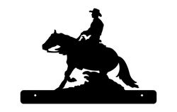 Horse Cowboy Plate Free DXF File