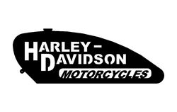 Logo Harley Gas Tank Free DXF File