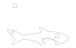 Shark Fish Image Free DXF File