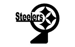 Steelers Logo Stand Free DXF File