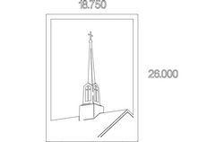 Steeple Tower Free DXF File