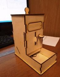 Cat Food Box For Laser Cut Free DXF File
